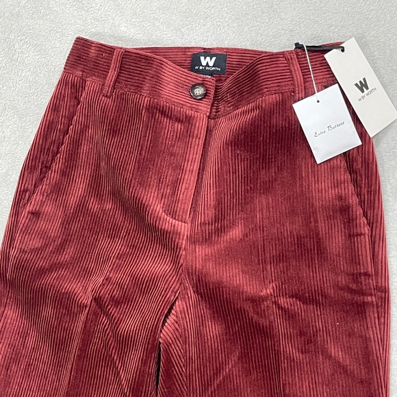 Corduroy Trousers Straight Leg Size XS Long - Picture 4 of 14